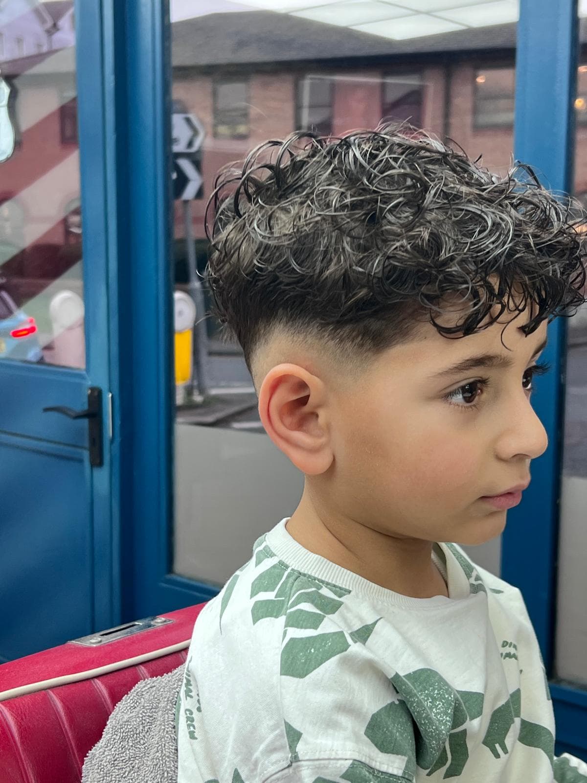 Kids fade haircut
